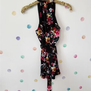 Express Black Floral Dress